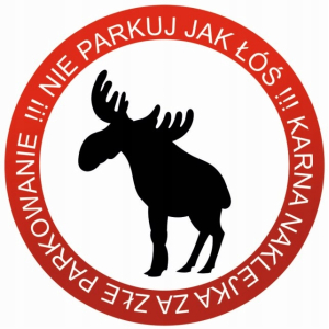 Naklejki za złe parkowanie etykiety karne 12szt K1